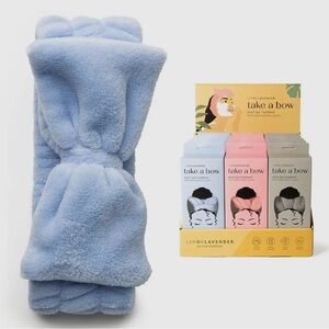 Lemon Lavender Blue Plush Headband